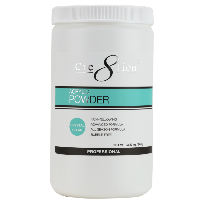 Cre8tion Acrylic Powder, 23.5 oz, 01123 - Crystal